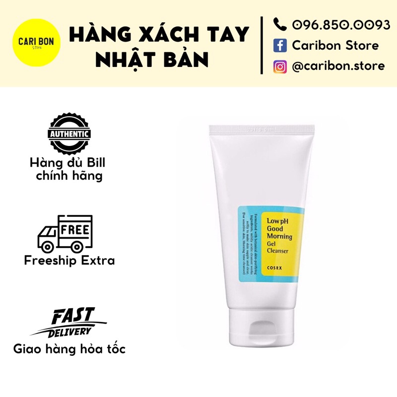 SỮA RỬA MẶT COSRX LOW PH GOOD MORNING GEL CLEANSER