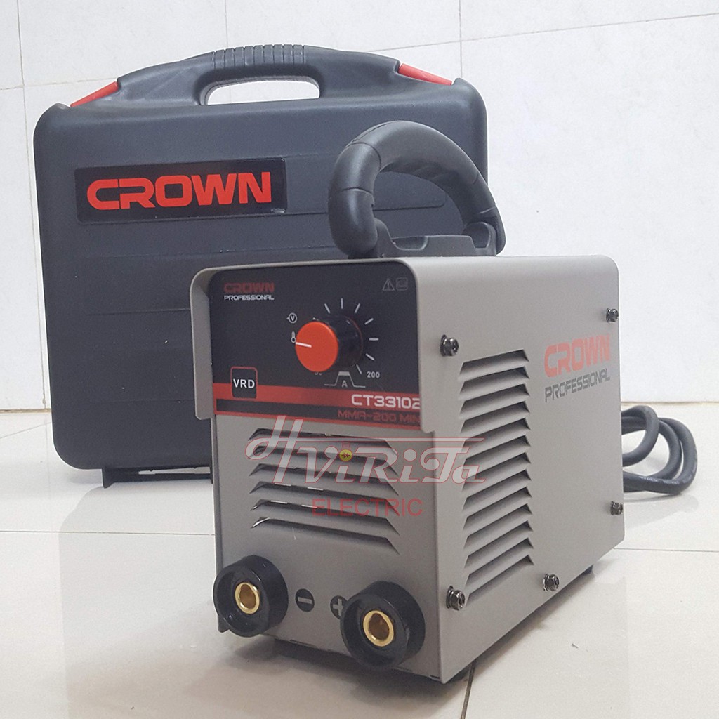 [Freeship 70K] Máy hàn inverter cầm tay Crown CT33102 chính hãng