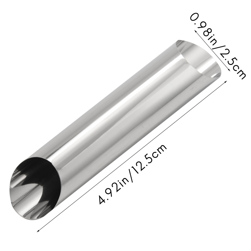 Set 14 ống thép không gỉ 430 khuôn làm bánh 5 inch