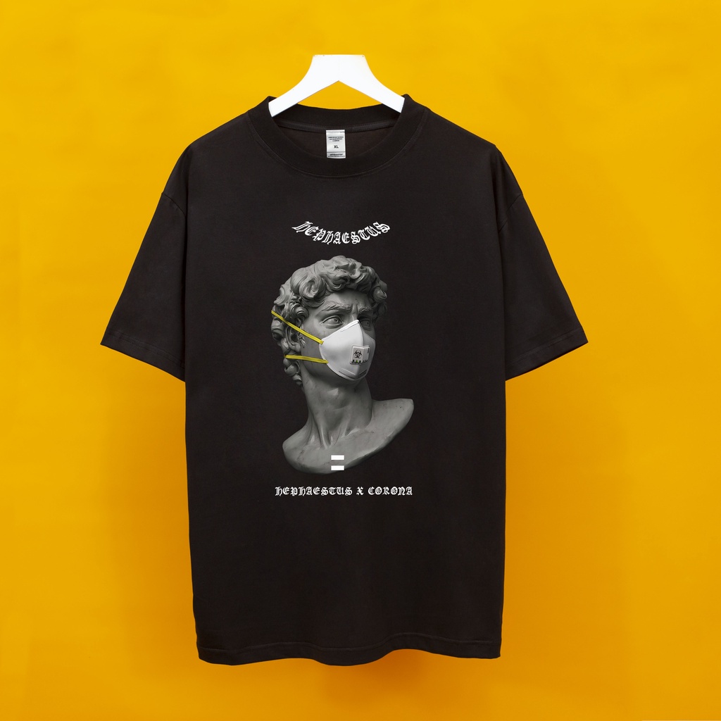 Áo thun  DAVIT KHẨU TRANG Dogo Store , Áo thun unisex nam nữ form rộng oversize chất liệu 100% Cotton