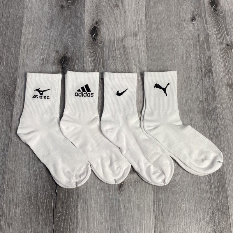 Tất/vớ Nike thể thao cổ cao(dài khoảng 22-25cm ngang bắp chân) siêu đẹp siêu rẻ hàng VN XNK 100% cotton.