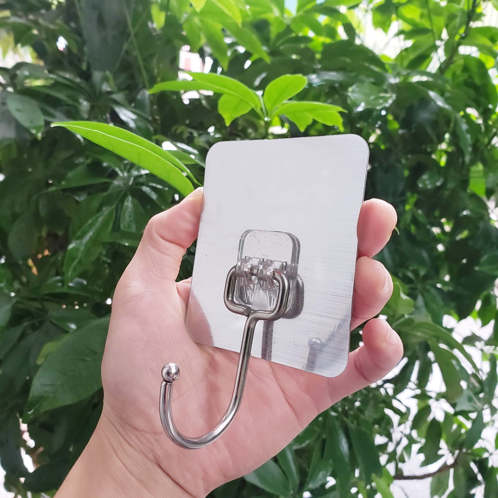 Móc treo tường móc treo đồ dán tường siêu dính chịu lực 5kg