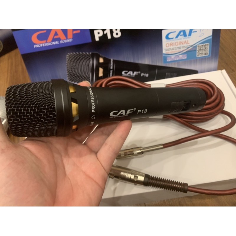 Micro Karaoke CAF P18 có dây Xịn loại 1