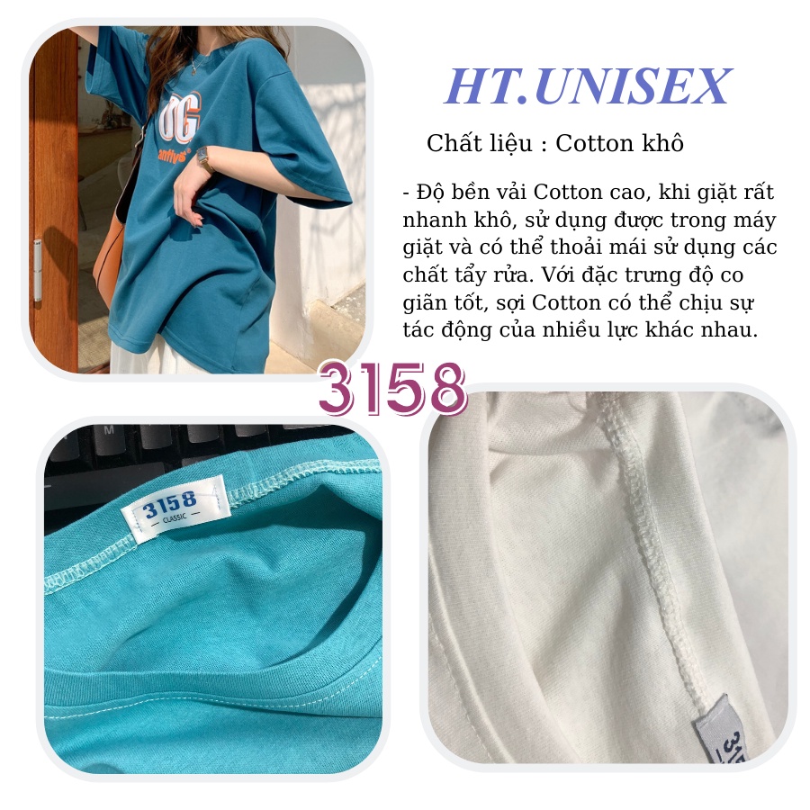 Áo phông 3158 chất dày cotton khô form rộng quảng châu OG NH11