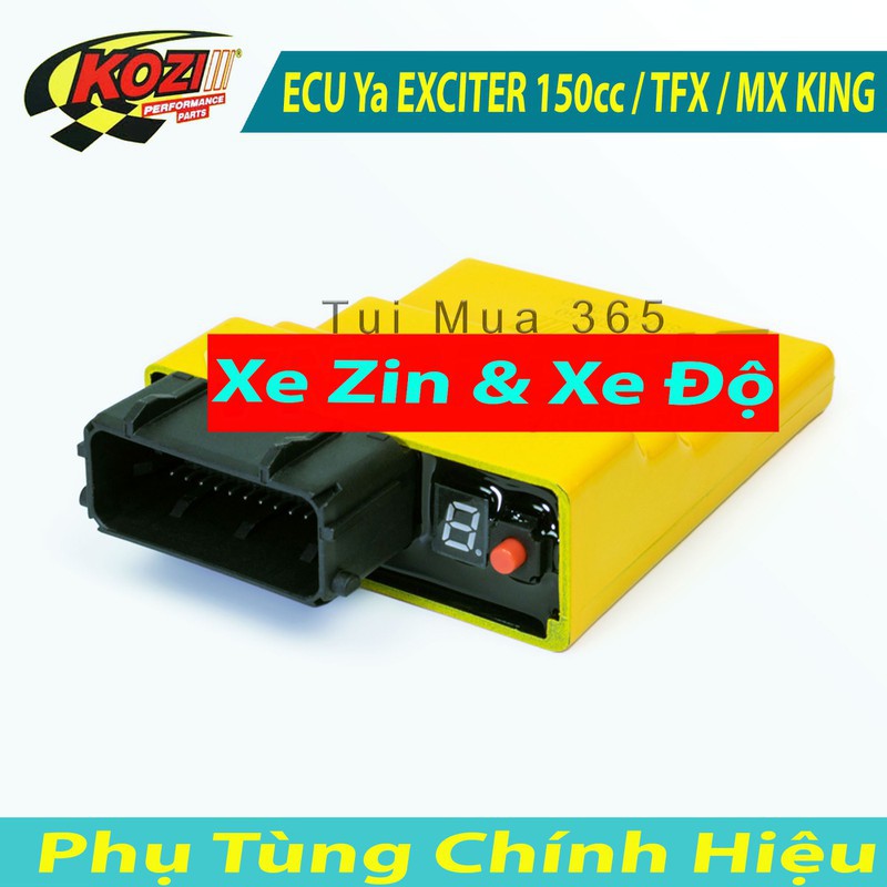 ECU Độ Mở Tua Exciter 150cc, TFX, MX King Kozi Có 8 Map Tăng Chỉnh