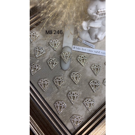 Charm cao cấp mã 245_ mã 254, phụ kiện gắn móng tay