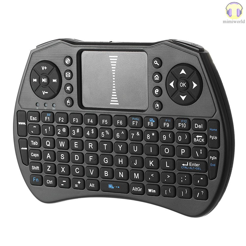 MIWO 2.4GHz Wireless Keyboard Air Mouse Touchpad Handheld Remote Control for Android TV BOX PC Smart TV