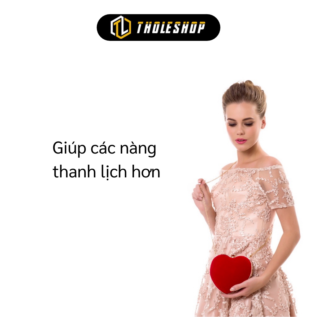 Túi Xách Đeo Chéo GIGAHOME Túi Cầm Tay Hình Trái Tim Xinh xắn Cho Nữ Thích Hợp Đi Tiệc 8304