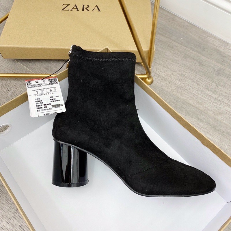 Boot zara gót tròn fullbox