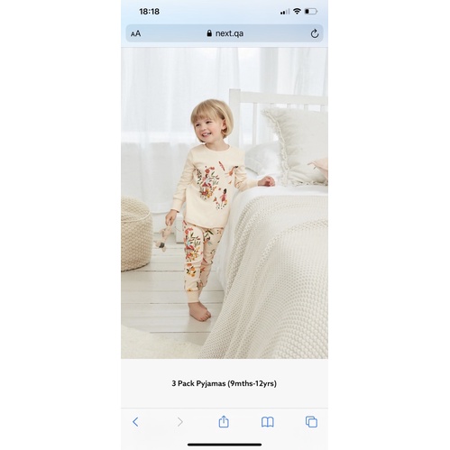 Bộ Thu Bé Gái Hoa Lá Next