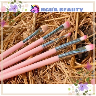 🦄 Bộ cọ 5 cây mini nội địa tiện lợi gọn nhẹ sỉ tốt NGỰA BEAUTY