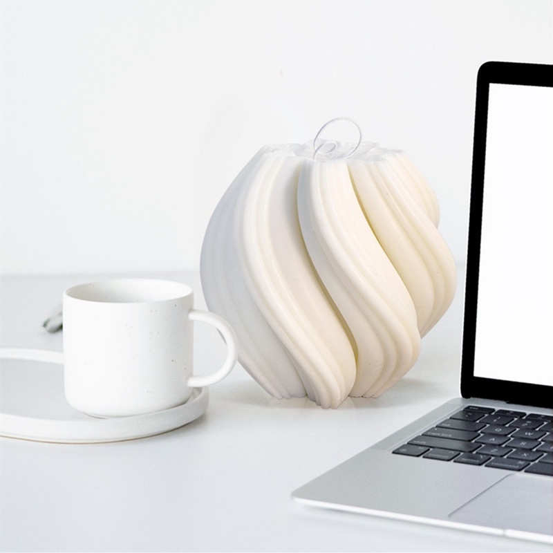 Khuôn Silicone Tạo Hình Sóng Biển 3D Làm Nến / Xà Phòng DIY