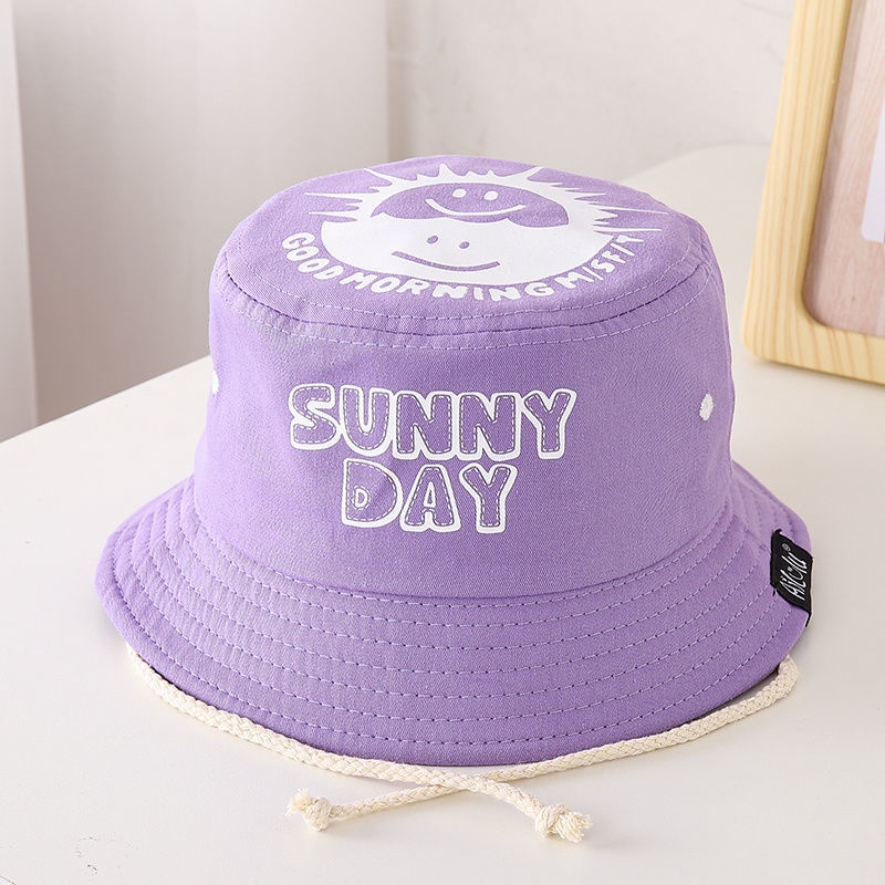 Nón tai bèo in chữ thời trang cho bé