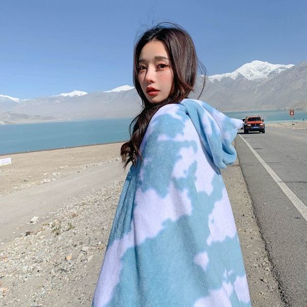 Chăn Ngủ Có Mũ Trùm Chống Lạnh Giữ Ấm Phong Cách Hàn Quốc | BigBuy360 - bigbuy360.vn