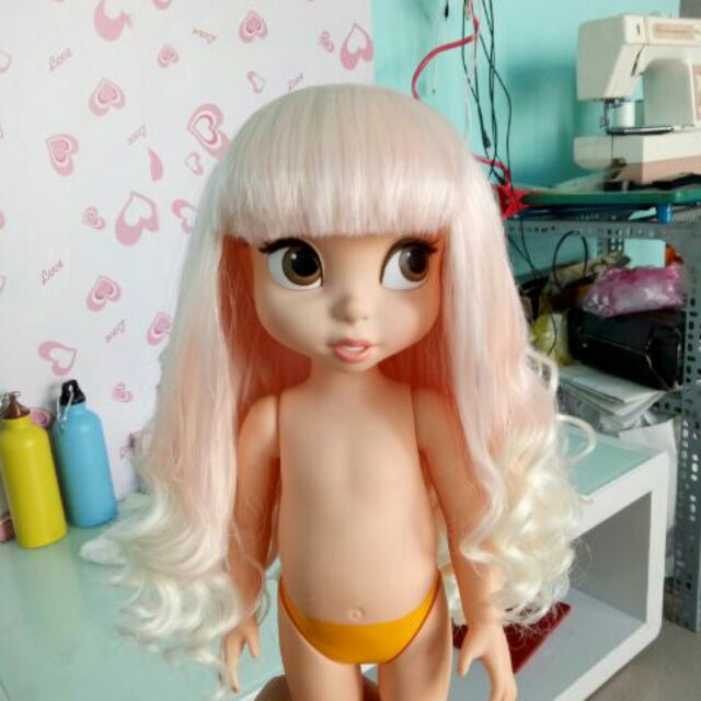 Tóc giả dài cho búp bê animators