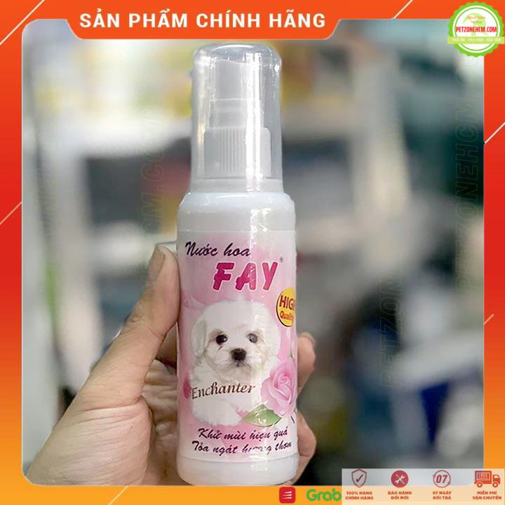 Nước Hoa FAY chó mèo 💥 FREESHIP 💥 90ml Khử mùi | lưu hương | ngừa vi khuẩn | PetZoneHCM