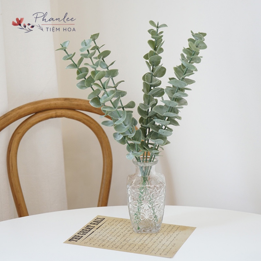 Lá táo 1 nhánh - Lá điểm phong cách Hàn Quốc, decor phòng Phanlee