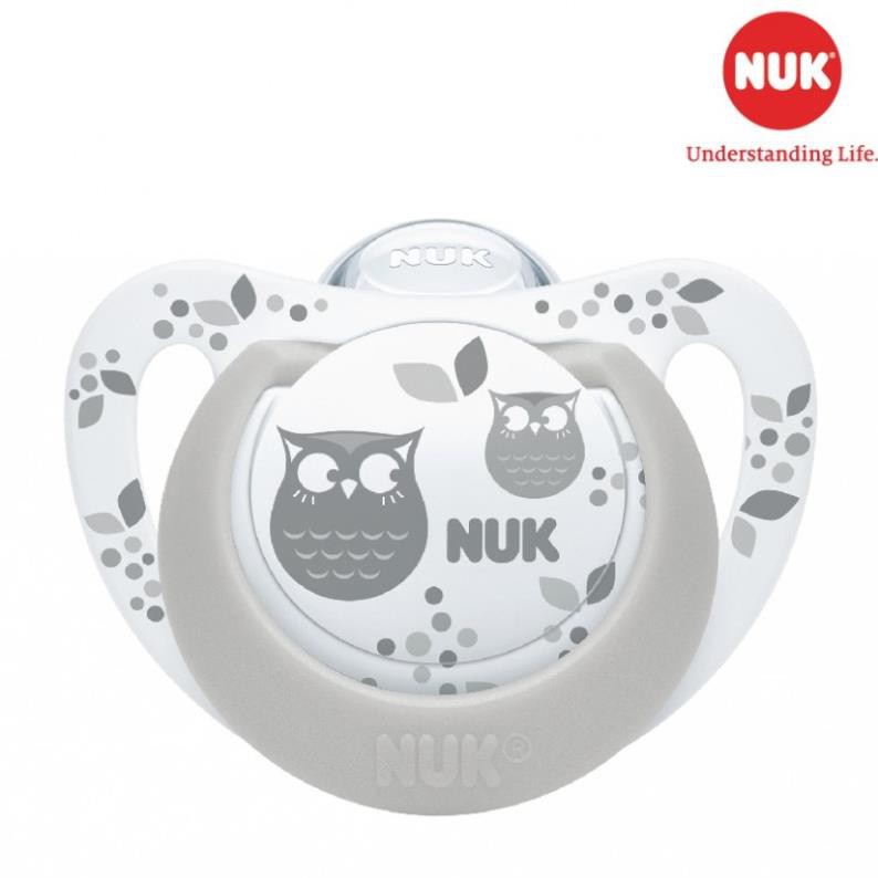 Bộ 2 ti giả NUK Genius silicone 0-6m,6-18m