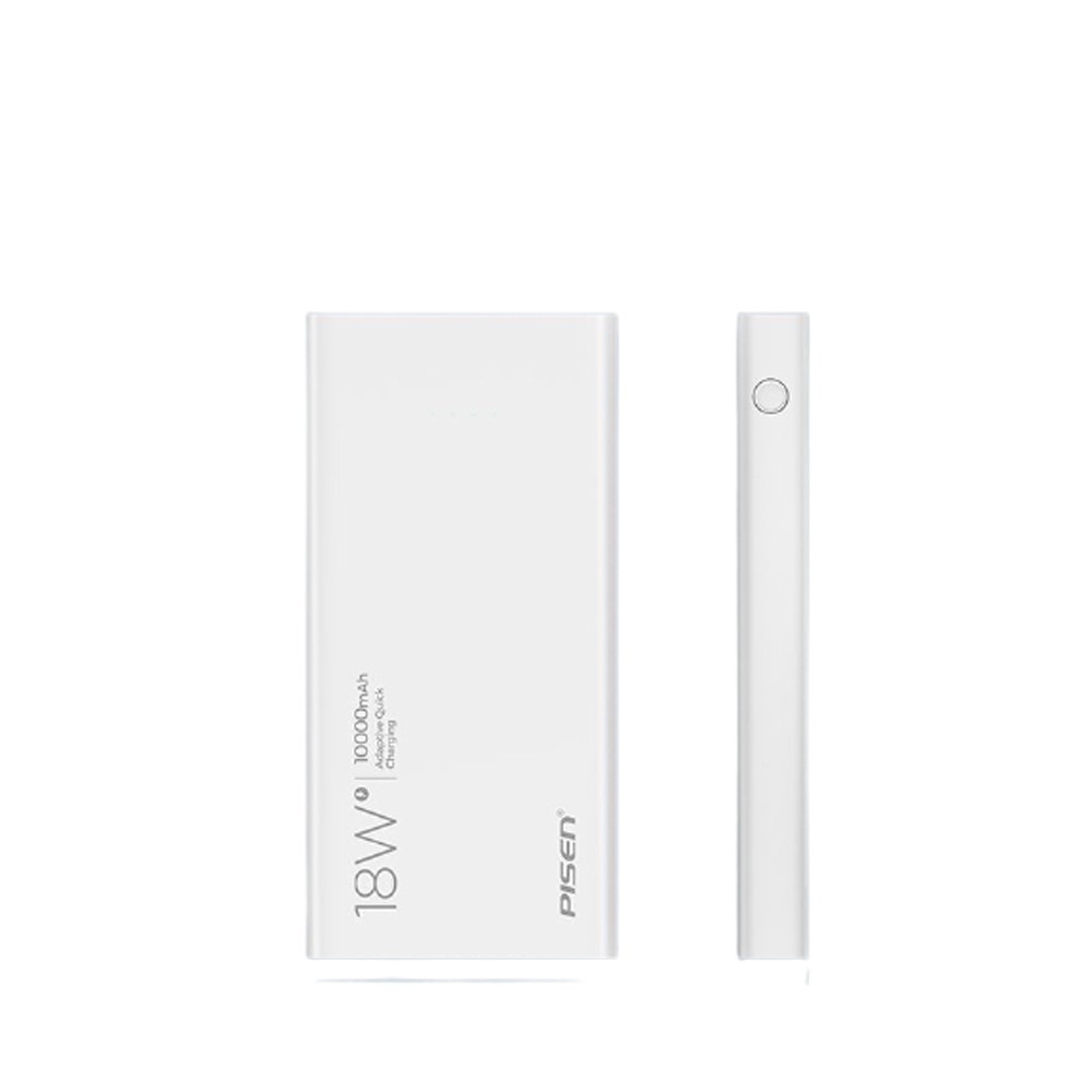 Sạc dự phòng Pisen QUICK Power Sno 10000mAh, 18W (TSD286) Hàng chính hãng