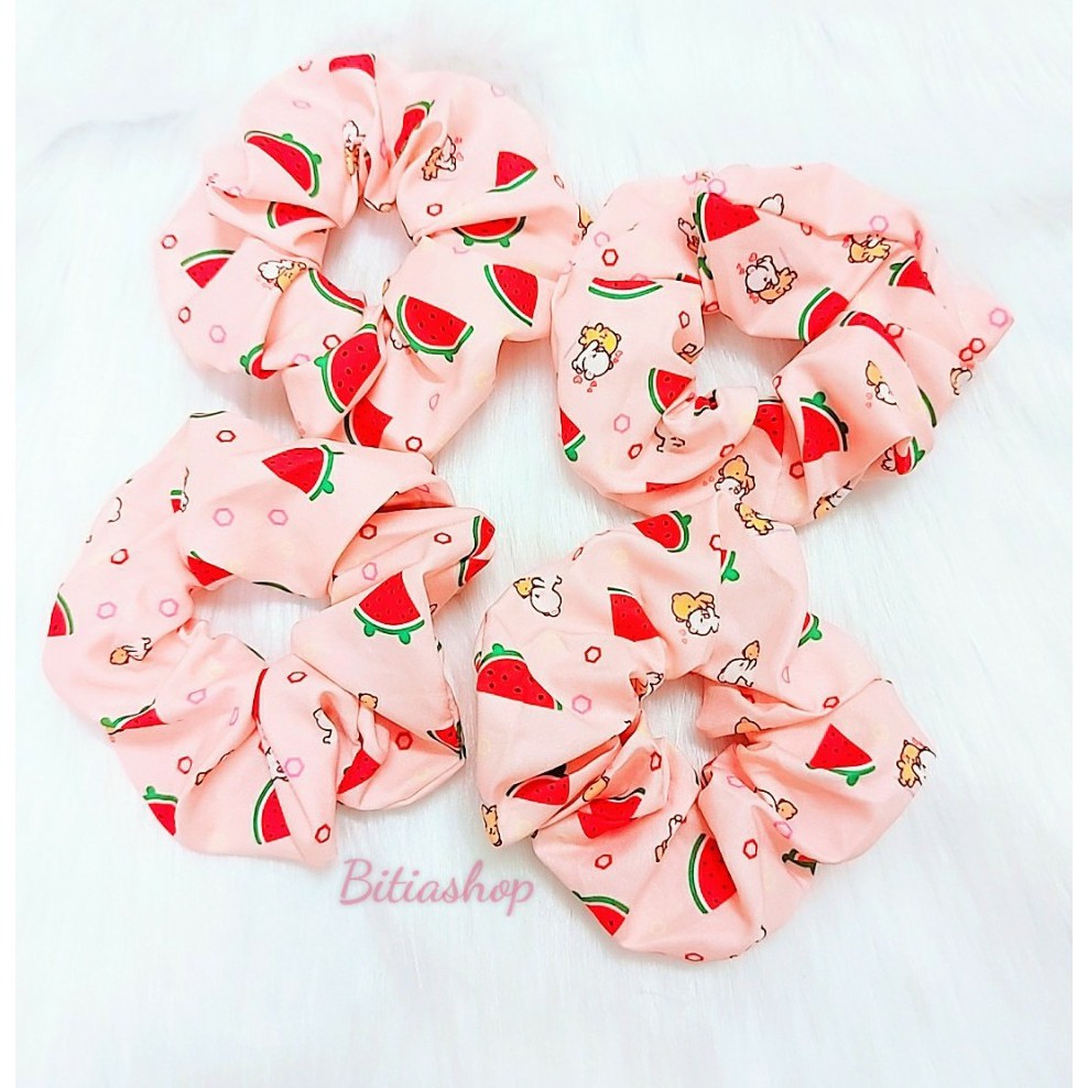 CỘT TÓC SCRUNCHIES TRÁI CÂY HÌNH THÚ NHIỀU MẪU XINH