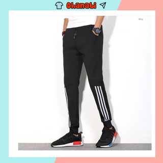 Quần jogger nam chất thun thể thao dày dặn phối 3 vạch đứng