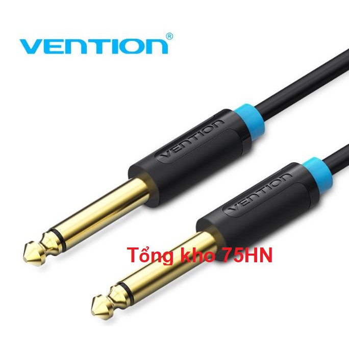 Cáp chuyển đổi âm thanh 6.5mm Mono 2 đầu đực Vention