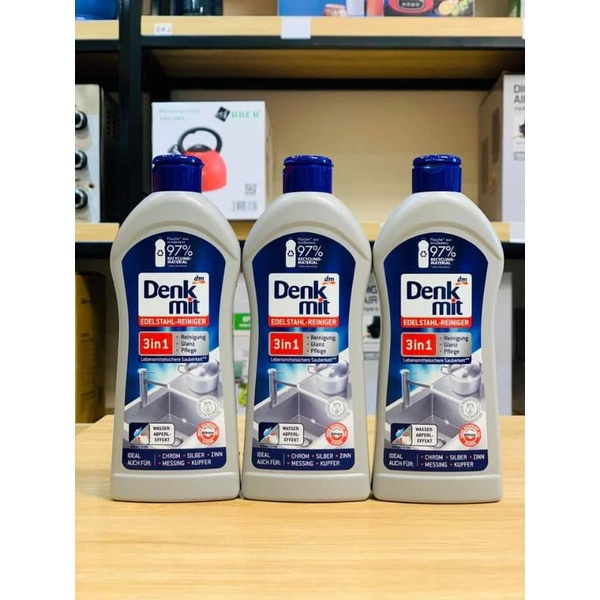 TẨY INOX DENKMIT 3 in 1