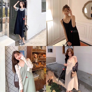 VÁY 2 DÂY VOAN TRƠN DÁNG BASIC