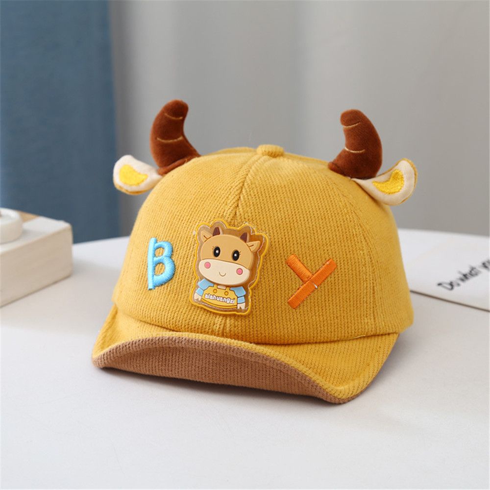 Mũ Lưỡi Trai Che Nắng Họa Tiết Hoạt Hình Nhiều Màu Tùy Chỉnh Thời Trang Thu Đông Cho Bé Trai