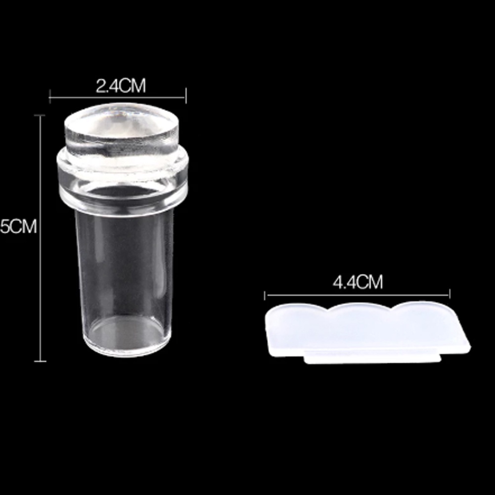 Bộ Dụng Cụ In Hình Móng Tay Nghệ Thuật Cepsn Bằng Silicone 2.4Cm