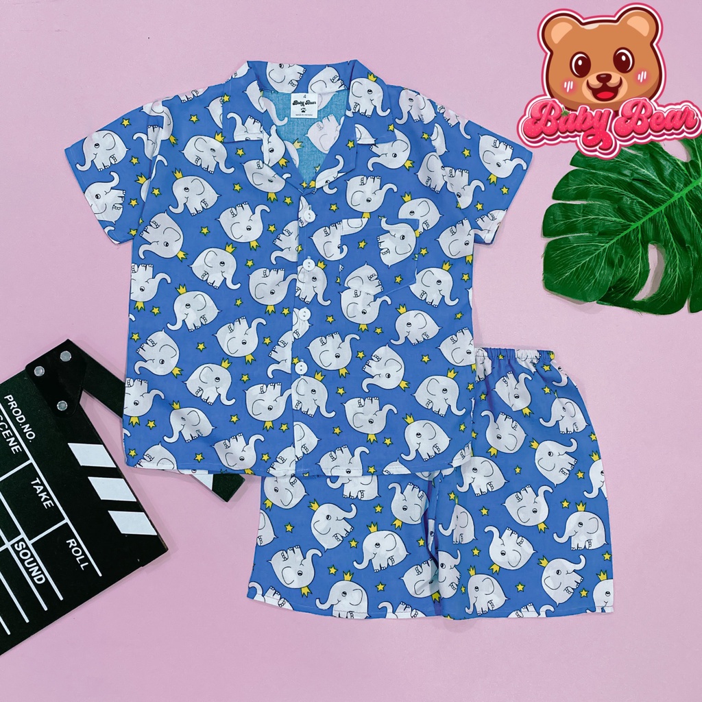 Bộ pijama tole bé trai cộc tay Baby Bear 8-50kg