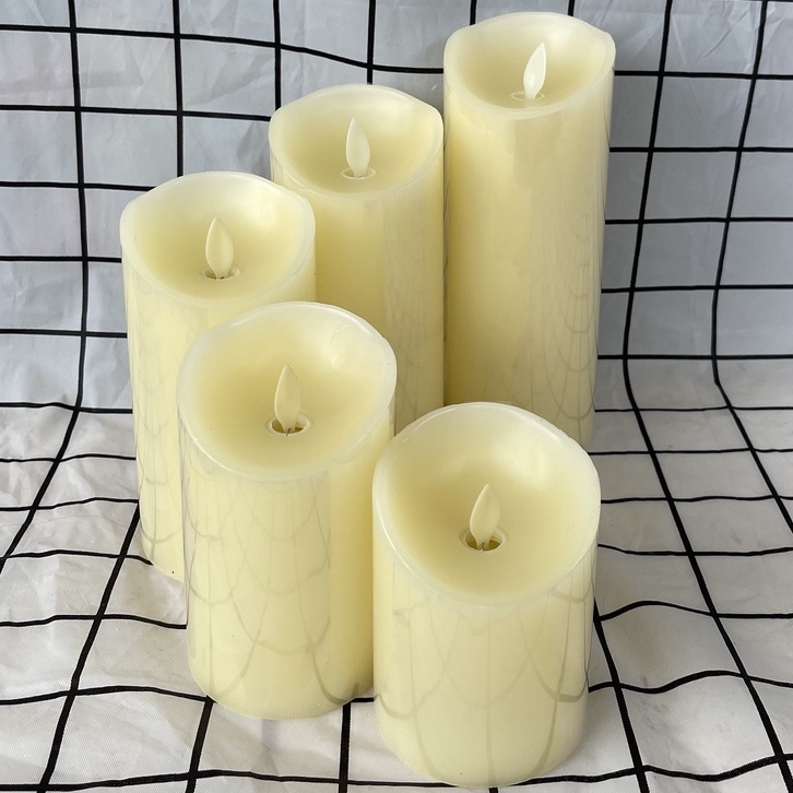 Nến điện tử sáp trơn trang trí nhà cửa, decor bàn tiệc, đám cưới chạy bằng pin