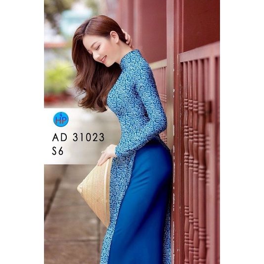 Vải áo dài hoa nhí