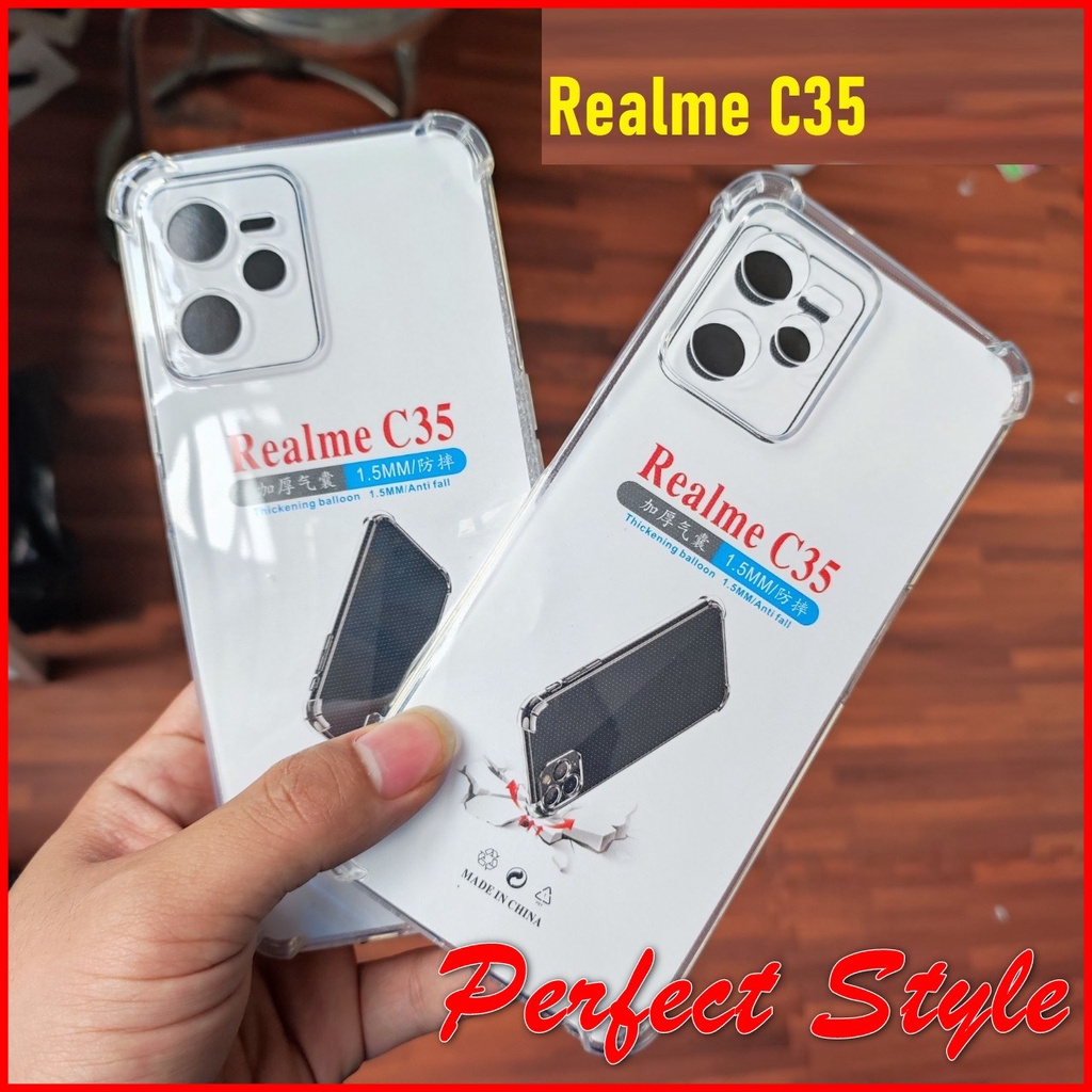 Ốp lưng silicon, chống va đập trong suốt Realme C30 C30s C35 narzo 50A prime Realme 9 pro Narzo 50i GT neo 2 Q5 pro Q3s