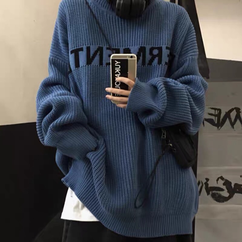 ÁO LEN/ ÁO ĐÔI UNISEX DÁNG RỘNG IN CHỮ [Order+Ảnh thật]