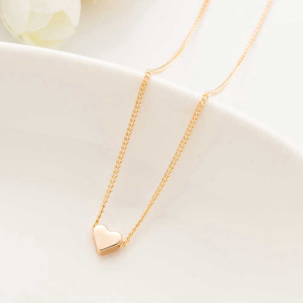 Vòng cổ mặt trái tim nhỏ đáng yêu thời trang cho nữ (Hàng có sẵn)