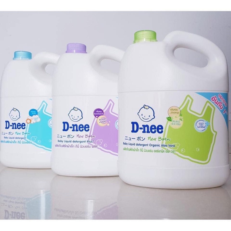 Nước giặt xả Dnee Thái Lan chính hãng 3000ml siêu thơm lưu hương lâu an toàn với da em bé Beehouse
