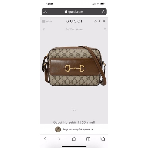 Túi thời trang gucci 1955 fullbox unisex