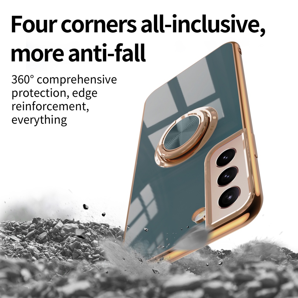 HOCE Ốp Điện Thoại Có Vòng Đỡ Nam Châm Cho Samsung Galaxy S23 S22 A53 A33 S20 S21 Ultra S21Ultra S21 S20 FE Note 20