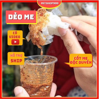 Bánh Tráng Me Phơi Sương Nước Cốt Me Ăn Vặt Sốt Me Tây Ninh 4 Tấm ANANFOODS - CHAMME