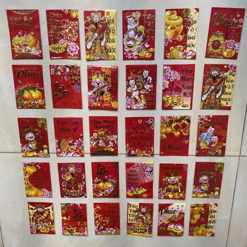Sỉ 1000 lì xì nhũ nỗi