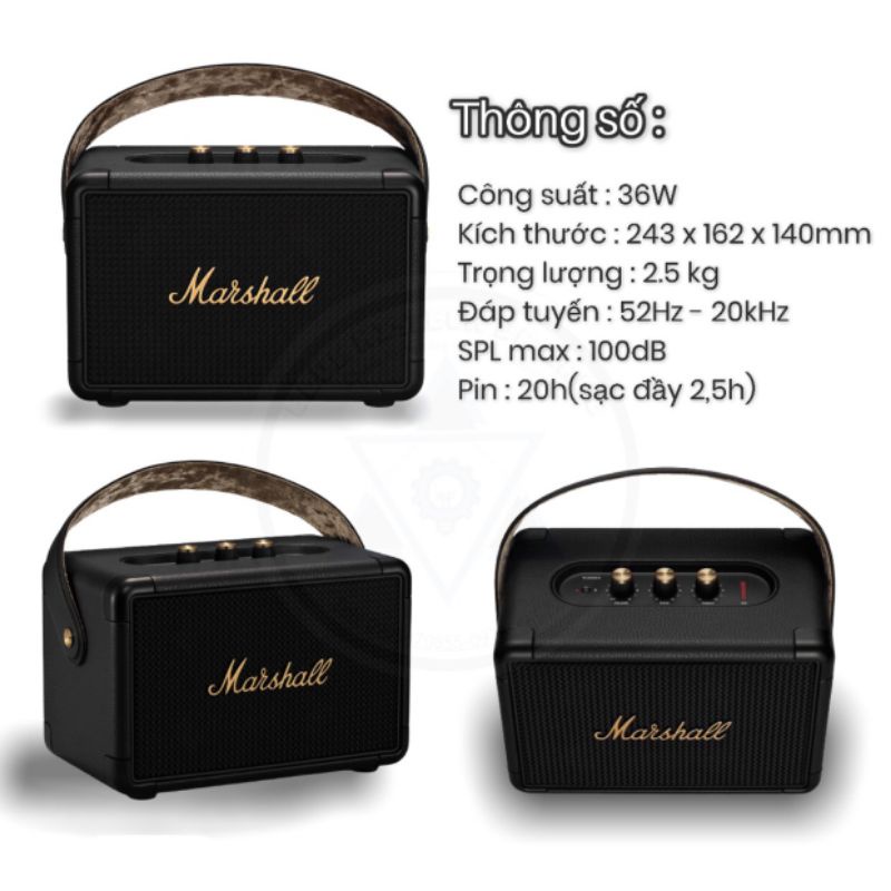 Loa bluetooth Marshall Kilburn II (2) hàng US bảo hành 12 tháng