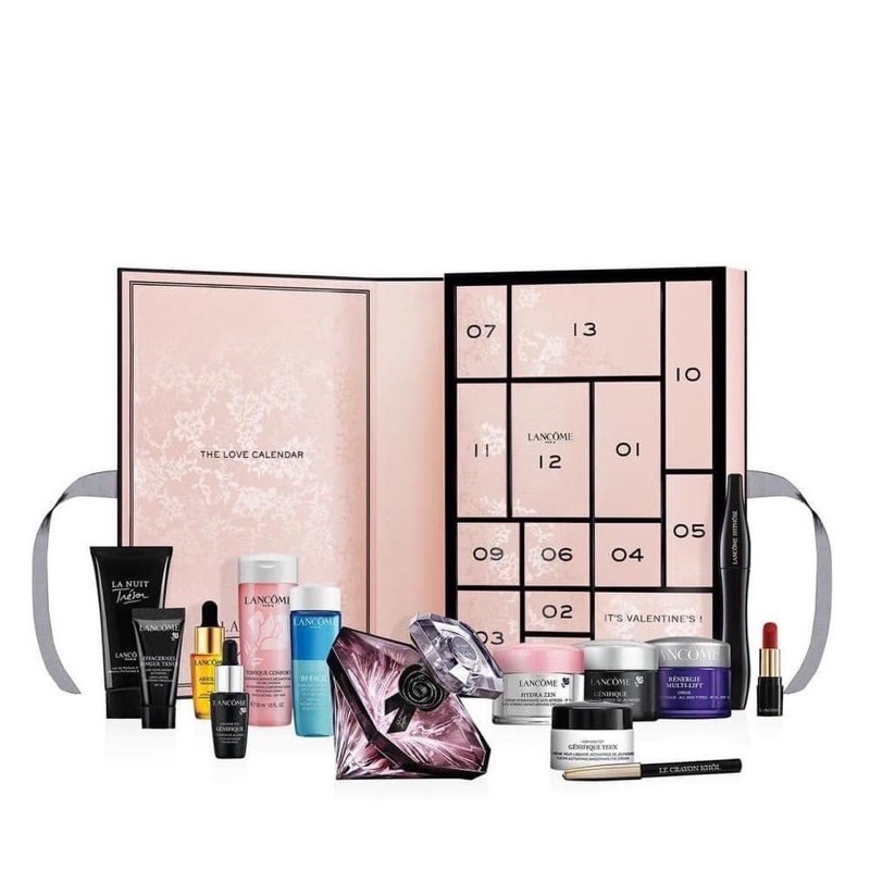 Set nước hoa và mỹ phẩm lancome 14 món