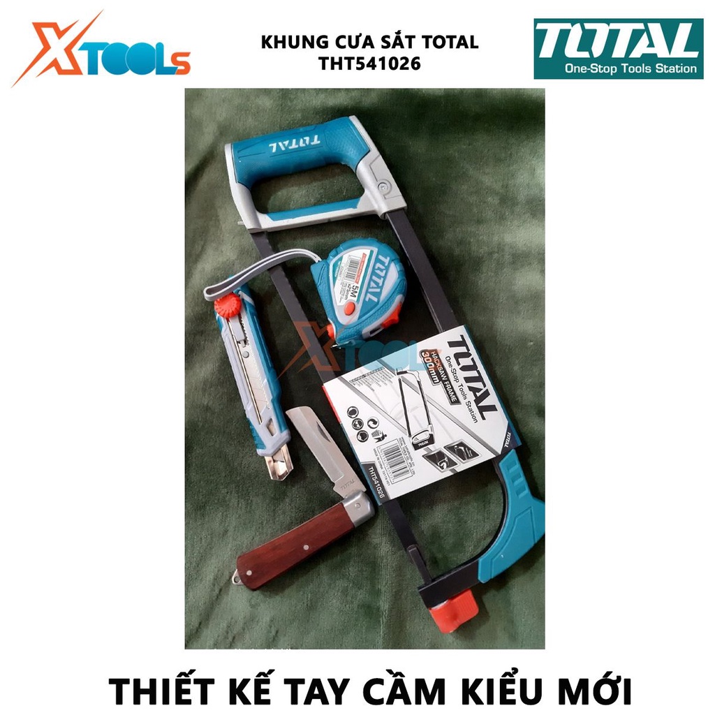 Khung cưa sắt TOTAL THT541026 | cưa cầm tay kích thước 12 inch/300 mm [CHÍNH HÃNG] [XTOOLs]