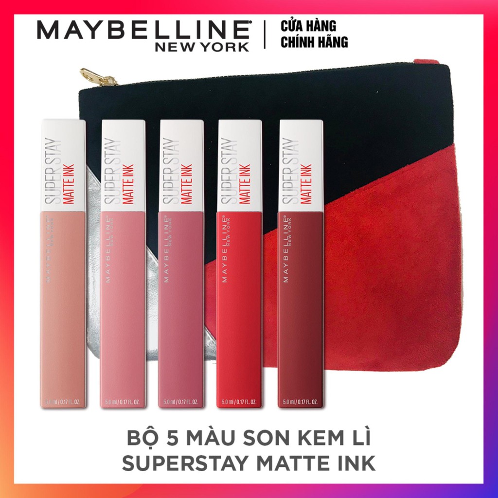MAYBELLINE- SON KEM LÌ LÂU TRÔI - SUPER STAY MAT INK