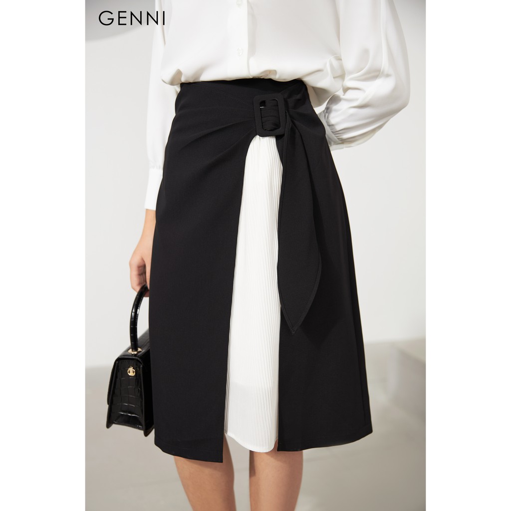 [Mã WABRHI5 giảm 15% đơn 599K] Chân váy đai nơ GV006 - Genni | BigBuy360 - bigbuy360.vn