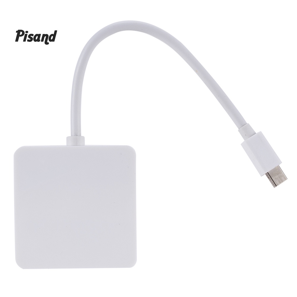 3in1 Mini Display Port DP to DVI VGA HDMI Adapter Cable for MacBook Thunderbolt