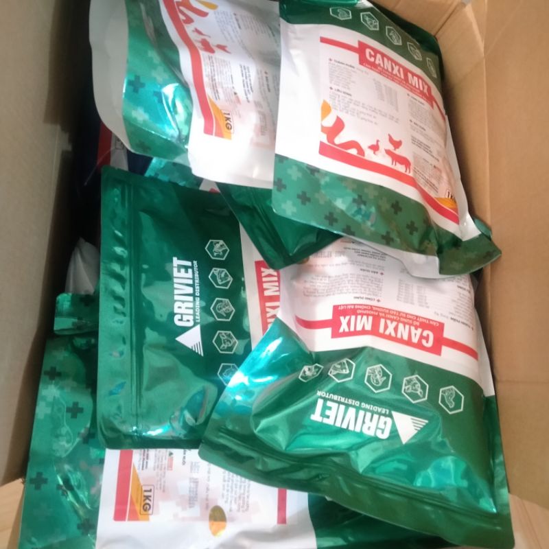 1kg CANXI MIX-BỔ SUNG CANXI VÀ PHOSPHO CẦN THIẾT CHO VẬT NUÔI
