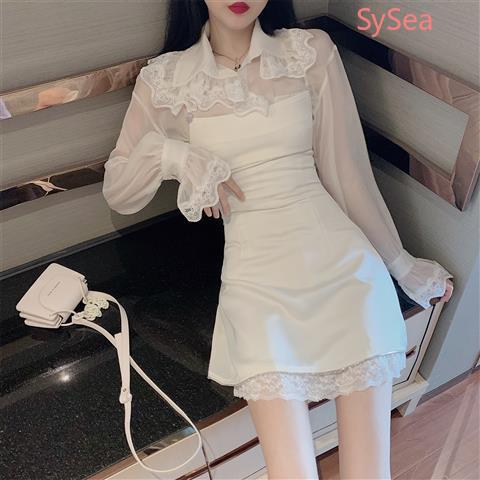 Women Fashion Summer White Long Sleeve Dress Elegant Dinner Wedding Dating Dress | BigBuy360 - bigbuy360.vn