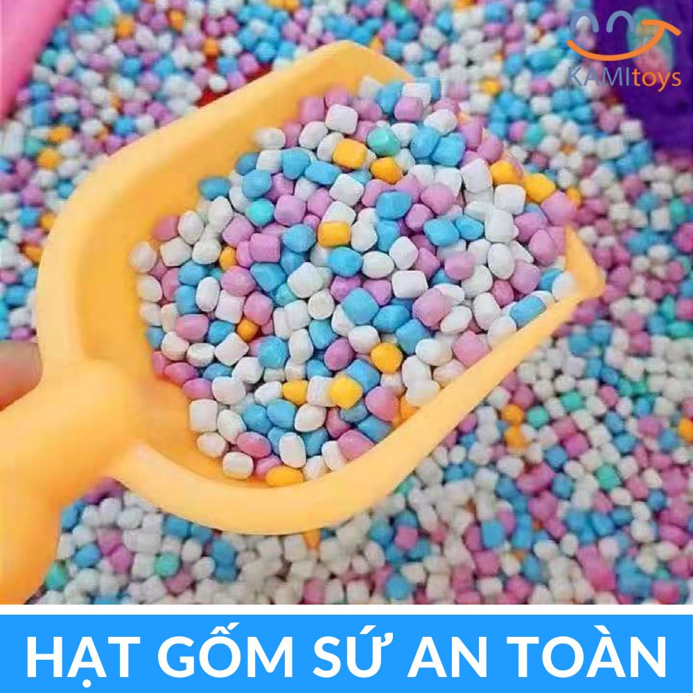 Đồ chơi xúc hạt muồng hạt gốm sứ cát biển cát động lực (Bán kèm các Bộ chơi có khuôn) km50109